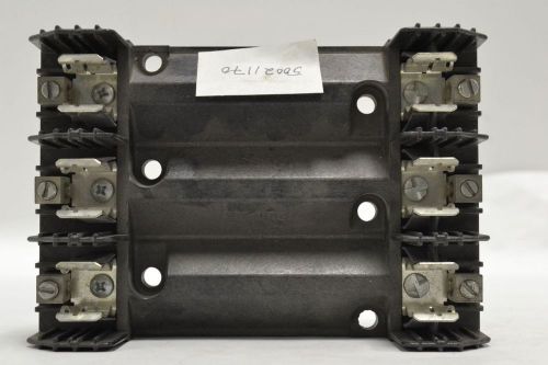 NEW BUSSMANN R60030-3CR BLOCK 30A AMP 3P 600V-AC FUSE HOLDER B261762