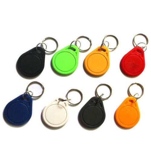 10Pcs RFID IC Key Tags Keyfobs Token NFC TAG Keychain Mifare 13.56MHz Android