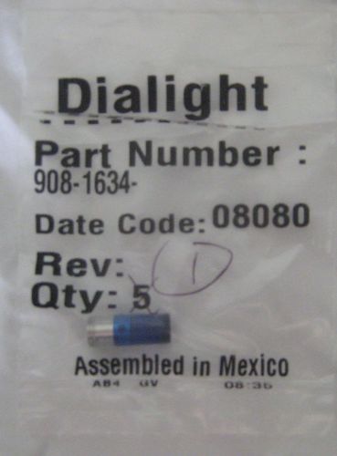 Dialight 908-1634 BLUE Lens Cap BULB COVER - NOS