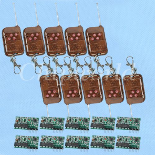 10pcs ic2262/2272 4 key wireless control 4 channel wireless remote control kit for sale