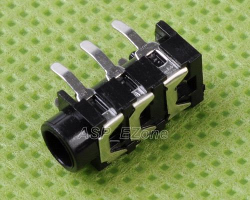 20pcs 3.5mm 5pin stereo headphone jack earphone socket black for sale