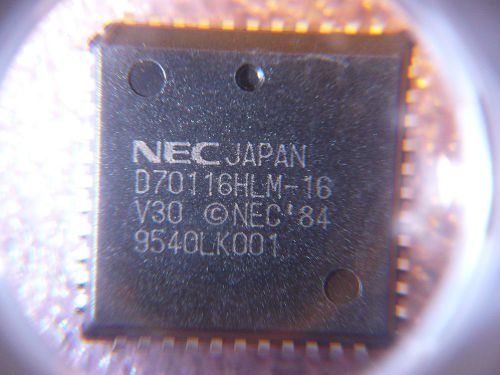 Nec upd70116hlm-16 microprocessor mos 16-bit 8mhz pqcc44  **new** 1/pkg for sale
