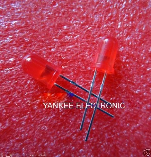 100Pcs LED F5 5MM RED COLOR RED LIGHT Super Bright Bulb Lamp L1