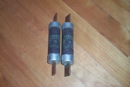 Lot of 2 Fuse 100A 250 Volt Pierce