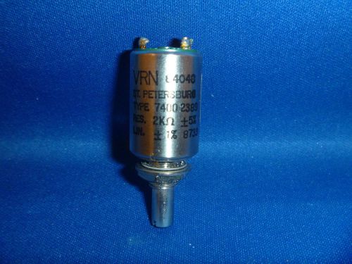 Vernitron VRN 84048 7400-2389 RES 2K Potentiometer NEW