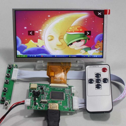 Hdmi lcd controller board+6.5inch 800x480 at65tn14 lcd screen for raspberry pi for sale