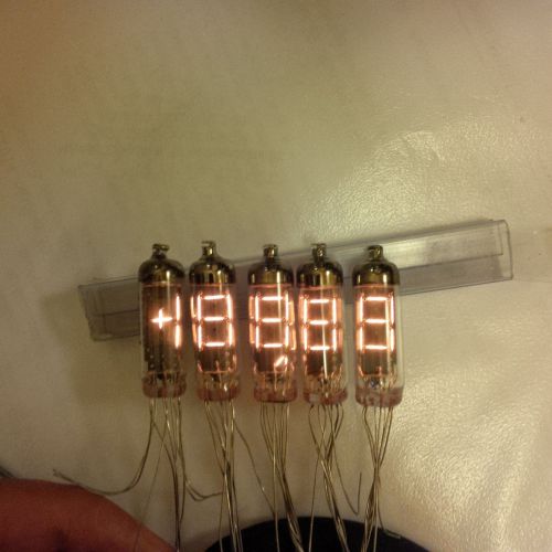 UNICUM RARE 1x IV-10 + 4x IV-9  NUMITRON Nixie tubes+driver ICs+socket! from EU!