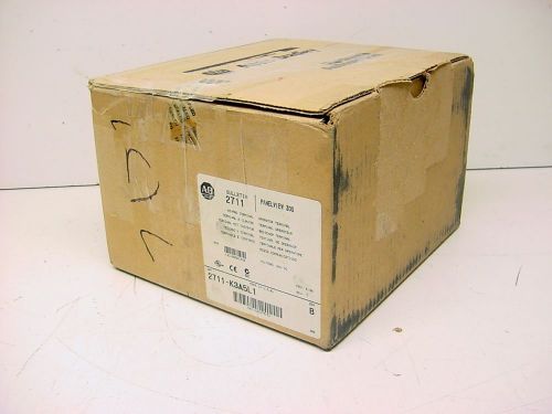 New allen bradley 2711-k3a5l1 ser b frn 4.46 panelview 300 keypad terminal rs232 for sale