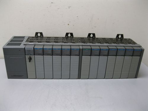 Allen-Bradley 1747-L542 Ser B SLC 5/04 CPU Processor Rack w/ Modules G18 (1708)