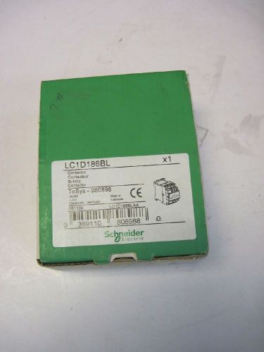 Square-D/Schneider Telemecanique 32A 3 pahse CONTACTOR LC1D186BL***NEW***