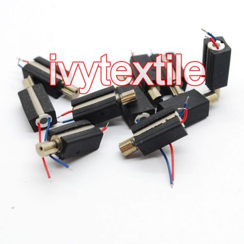 10pcs 3V DC  80mA 4*11MM vibration motor Micro coreless motor with rubber sleeve