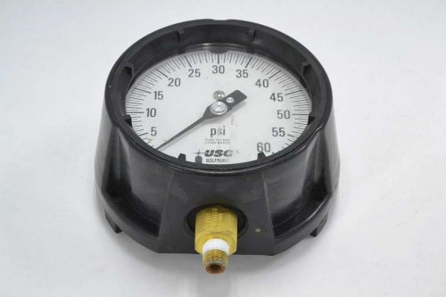 USG SOLFRUNT PRESSURE 0-60PSI 5 IN DIAL FACE 1/4 IN NPT GAUGE B352002