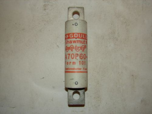 GOULD SHAWMUT A70P60-4 AMPTRAP SEMICONDUCTOR FUSE 60A 700V 150C ***XLNT***