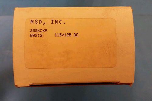 MSD INC. B255XCXP RELAY 115-125VDC *NEW IN A BOX*