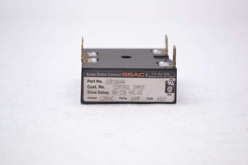 Ssac sir1b6a4 solid state relay 120v-ac 6a amp d428972 for sale