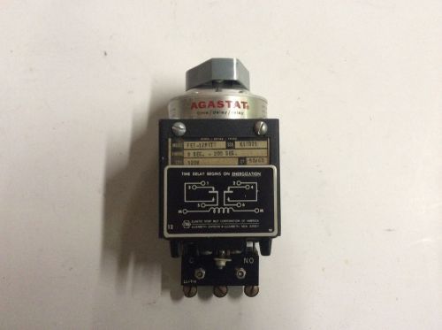 OMRON Agastat Timer / Delay / Relay Model No. FET-12RITT - 8 Second - 200 Second