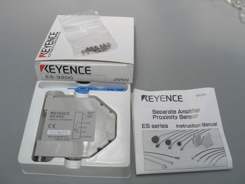 KEYENCE ES-32DC PROXIMITY SENSOR AMPLIFIER  HEAD