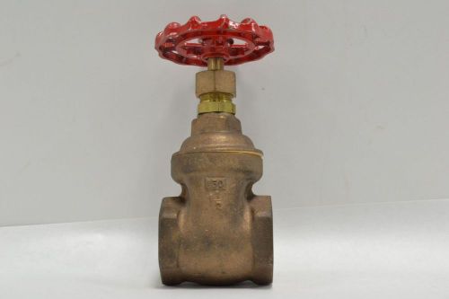 Milwaukee 1140 300wog swp 150 brass threaded 1-1/2in npt gate valve b265826 for sale