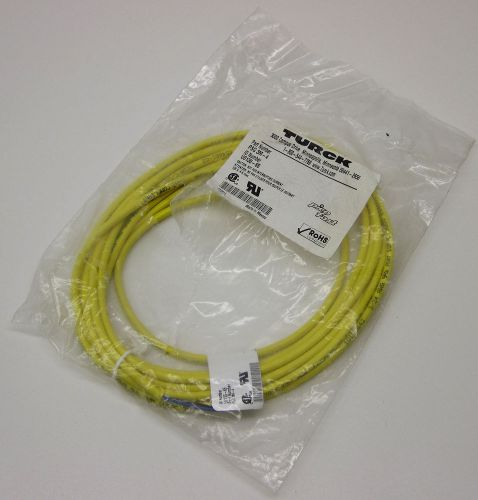 Turck u0135-65 m8 picofast single-ended cordset threaded male 3-wire psg 3m-4 for sale