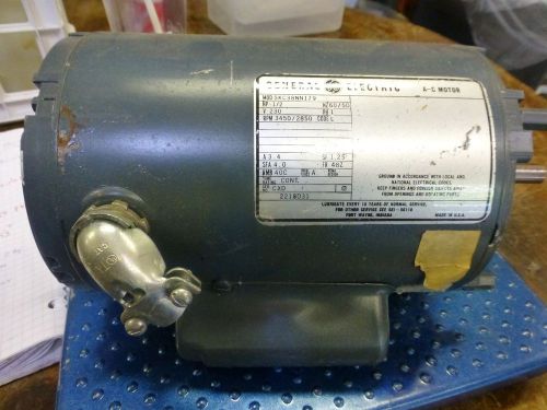 General Electric GE Motor A-C 5KC38NN179 1/2 Hp 3450/2850 Rpm