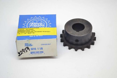 MARTIN 5016 1 1/8 HALF COUPLING GEAR 1-1/8 IN SINGLE ROW CHAIN SPROCKET B401244