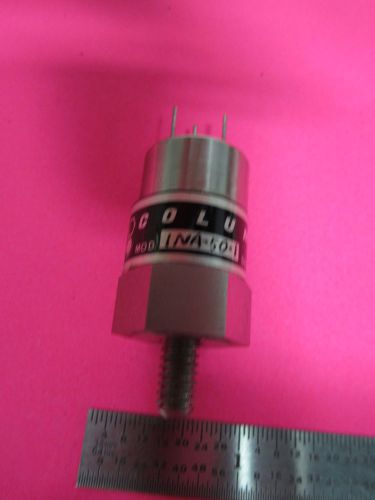 Columbia model ina-50-1 piezoelectric accelerometer calibration vibration for sale