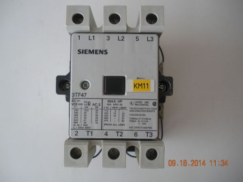 SIEMENS CONTACTOR 3TF47