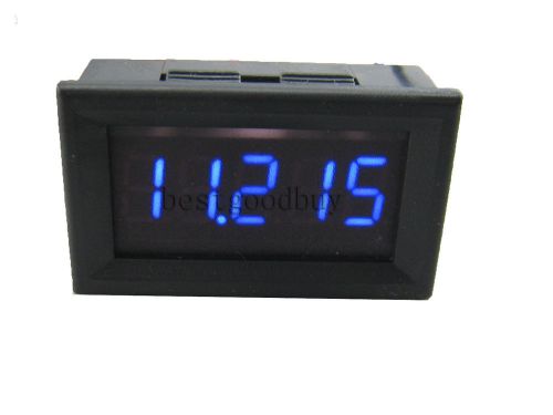 5 digit dc 0-33.000v blue led digital voltmeter volt panel meter monitor gauge for sale