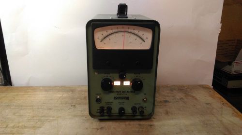 BOONTON 95A ELECTRONICS CORPORATION SENSITIVE DV METER 117 VOLTS 60 HERTZ