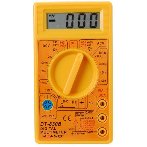 New 3-1/2 digit 19 range digital multimeter 3 year warranty for sale