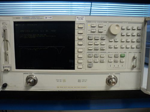 AGILENT 8722ES NETWORK ANALYZER ***OPTS. 010,1D5,400***