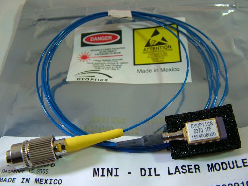 CYOPTICS LASER MODULE MINI DIL D370 10F  FIBER OPTIC     LOT OF 2       NEW