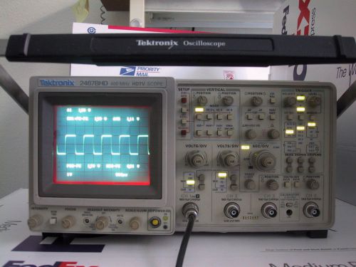 Refurbed Calibrated TEKTRONIX 2467BHD 2467B HD 400MHz OSCILLOSCOPE free ship