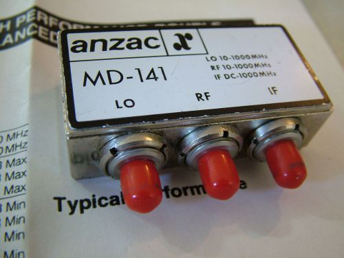 RF MIXER ANZAC MD-141 RF 10 - 1000MHz IF DC - 1000MHz