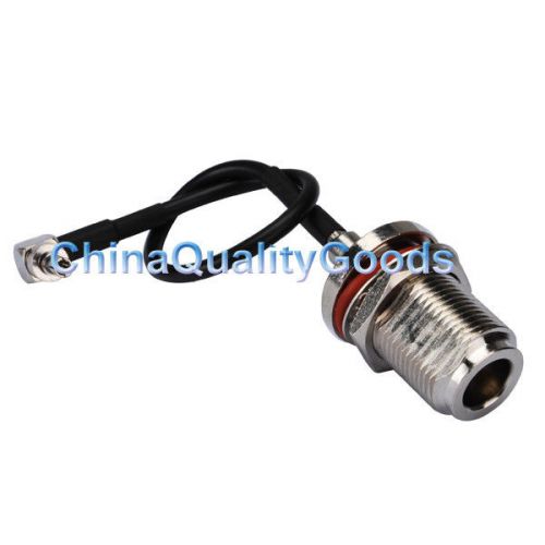 RF pigtail cable N female to CRC9 male RA connector RG174 15cm free shipping