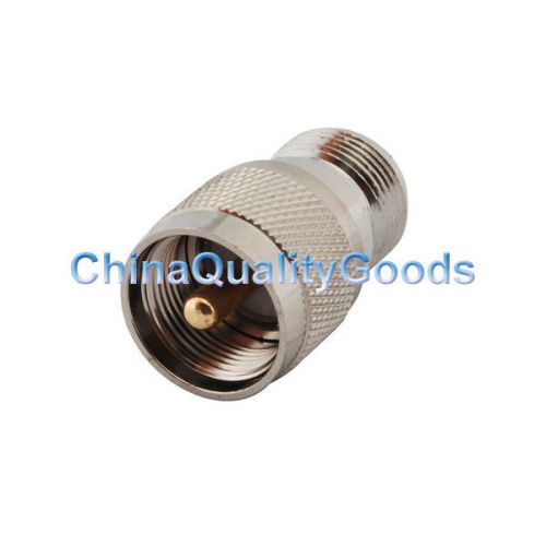 N-UHF adapter N female to UHF Male straight RF adapter