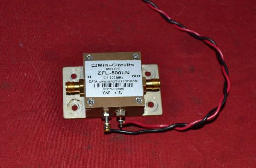 Mini Circuits ZFL-500LN RF Power Amplifier 0.1-500MHz, 5dBm, 24dB   K