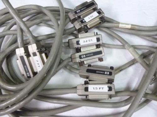 Lot of 6 L-Com/ AMP GPIB IEEE 488 Cables        L614