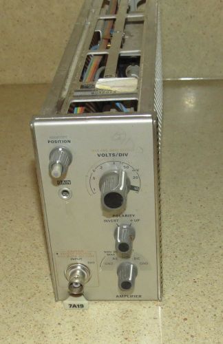 TEKTRONIX 7A19 AMPLIFIER  PLUG IN -a