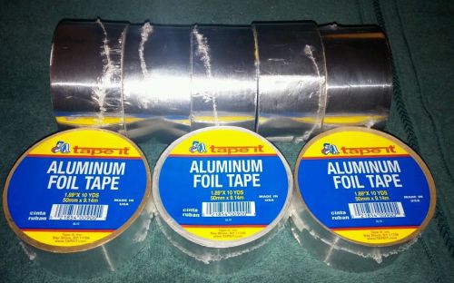 Lot of 8 Tape it Aluminum Foil Tape free ship