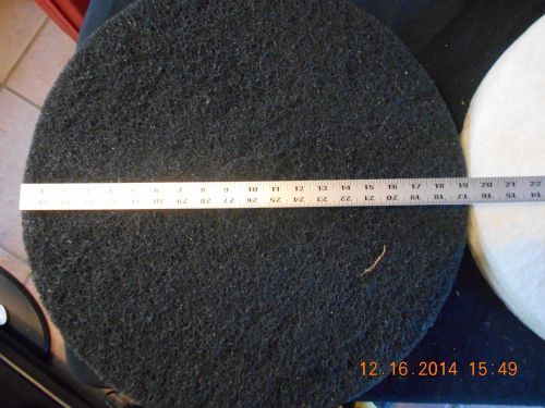 19 Inch Diameter and 20 Inch Buffer Floor Pad lot of 2
