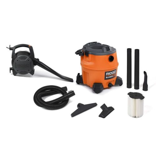 Ridgid 40108 WD1680 16 Gallon Contractor Wet/Dry Vac w/Detachable Blower