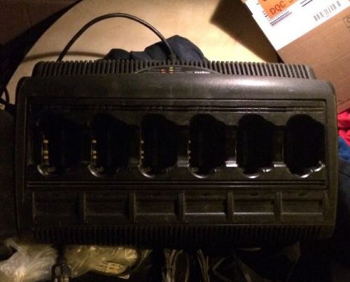 Motorola impres wpln4121br 110v, 6 bay gang adaptive charger for sale