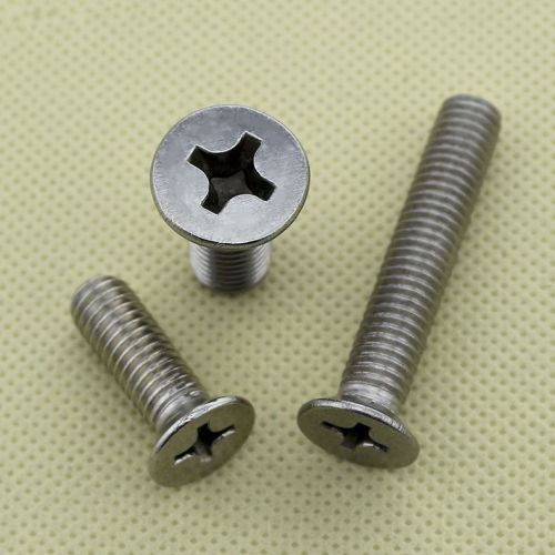 50PCS/100PCS Countersunk Head Screws With Cross M2 M2.5 M3 M4