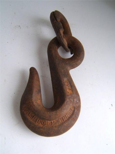 VINTAGE COLUMBUS McKINNON HERC-ALLOY CAST IRON HOOK