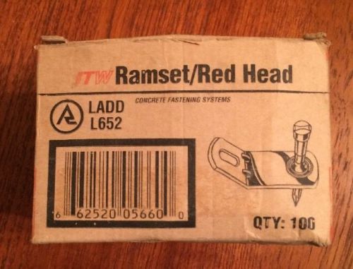 ITW Ramset/Red Head LADD L652 Concrete Fastening System 100ct