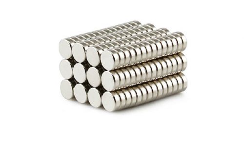 100pcs 6 X 2mm Neodymium Disc Super Strong Rare Earth N35 Small Fridge Magnets