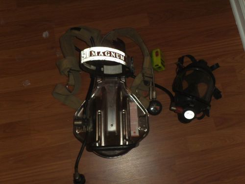 ISI Magnum SCBA Fire Fighter Prepper Air Pack Breathing w/Regulator &amp; Mask