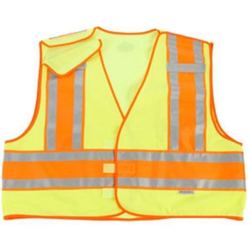 ERGODYNE GLOWEAR 8245PSV HI-VIS REFLECTIVE SAFETY VEST Size 4XL/5XL NEW in BAG!