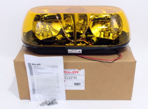 WHELEN ENGINEERING GUARDIAN MINI LIGHTBAR DIRECT WIRE PERMANENT MOUNT AMBER G2PA